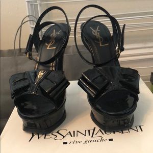 YSL Saint Laurent Obi Platform Sandal
